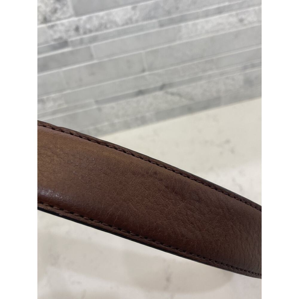 Joseph Abboud Double-Loop Edge Stitch Leather Bel… - image 7